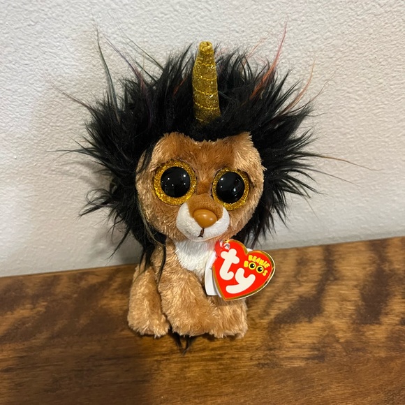 Ty | Toys | 52 New Ramsey Ty Beanie Boos Plush Brown Unicorn Lion Gold ...